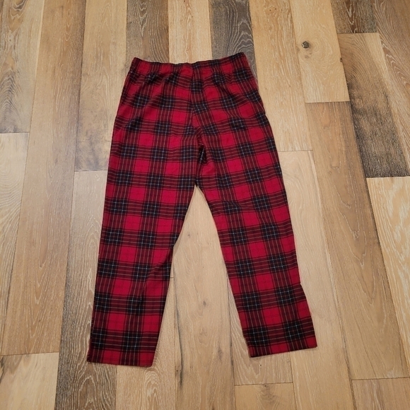 Nautica Men's red/black‎ plaid sleepwear lounge pants w/ pockets size L - Picture 4 of 5